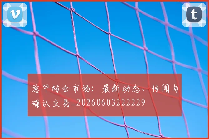 意甲转会市场:最新动态、传闻与确认交易_20260603222229